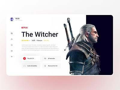 The Witcher TV Screen 3d 404 design app branding design graphic design illustration logo movie ui ux uxdesgin