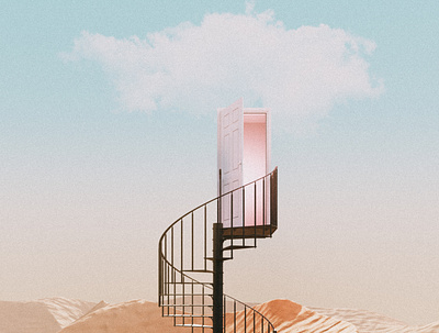 Passage 3d blender colors design illustration minimal render