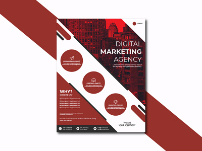 Digital Marketing Agency Corporate Flyer Design