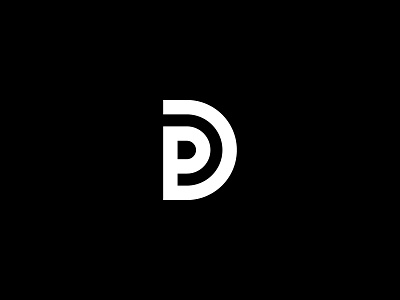 DP Letter Logo design logo vector