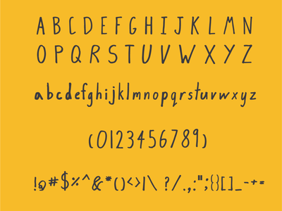 Thinsketch: Full Alphabet, Numbers, And Symbols By Rahul Singh On Dribbble