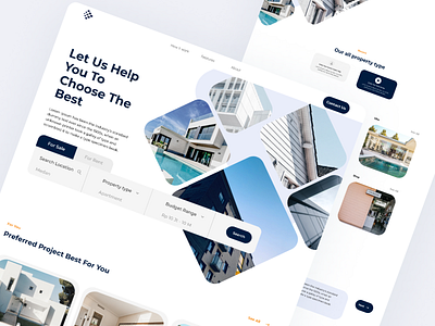 Landing Page - Real Estate Agency Landing Page dailyui ui ux website