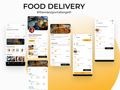 Food Delivery design ui ux