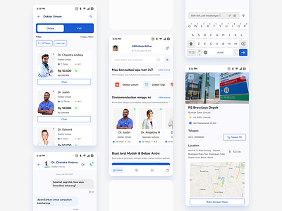 Healthcare App : Online consultation and appointment booking app design interaction ui uiux ux