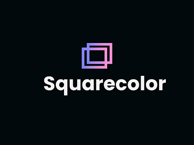 Squarecolor app branding design gradient graphic design icon illustration logo vector