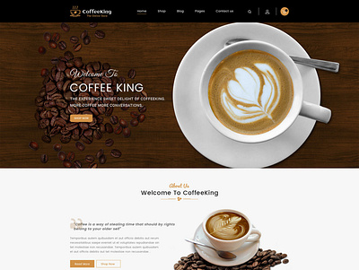 Coffe Bar ui ux website