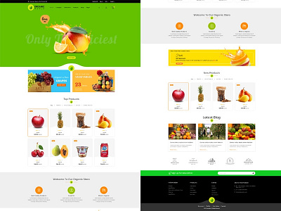 Fruit E-commerce coreldraw e commerce graphic design illustrator new photoshop ui ux website