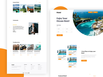 Hotel booking booking coreldraw design figma hotel illustrator new photoshop ui ux website xd