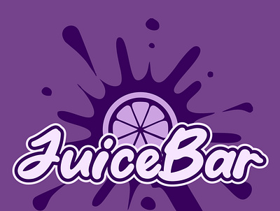 Juice Bar Logo coreldraw creative logo graphic design logo