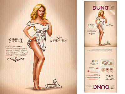 Pin Up character character design female character lingerie design package design pin up