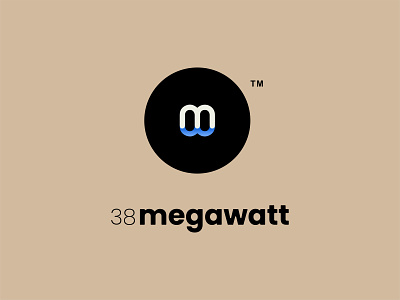 38 megawatt™ | logo design