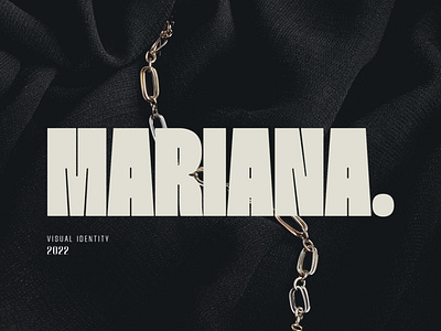 MARIANA. (visual identity) art direction bold brand identity branding creative design fashion graphic design illustration jewelry logo logo design luxury modern typography vector visual identity