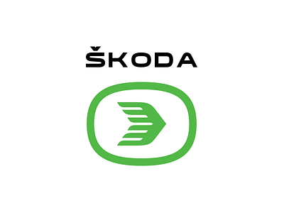 Skoda new concept concept emblem icon logo mark monogram rebrand