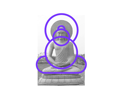 Buddha branding buddha emblem icon identity illustrations logo mark meditation monogram