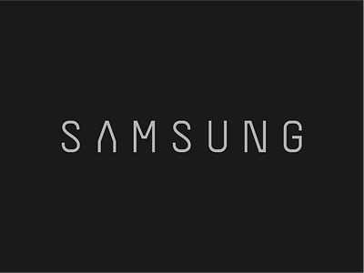 Samsung revamped logo brand brandidentity branding design identity logo logotype revamp revamping samsung typography
