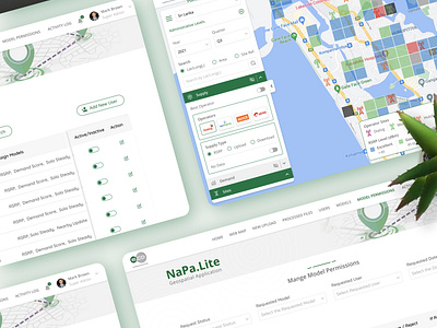NaPa Geospatial Web Application admin portal design graphic design interface design map telecom uiux web app web design