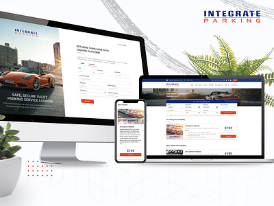 'Integrate Parking' Valet Car Parking Website & Web-app