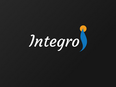 Integro Media And Events logo concept event agency illustraor logo