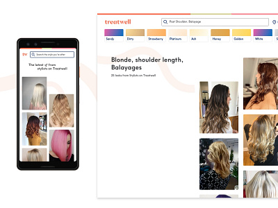 Treatwell Lookbook — hair and beauty feed