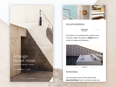Luxury Hotel App app architecture clean content hotel ios minimal portfolio simplicity travel