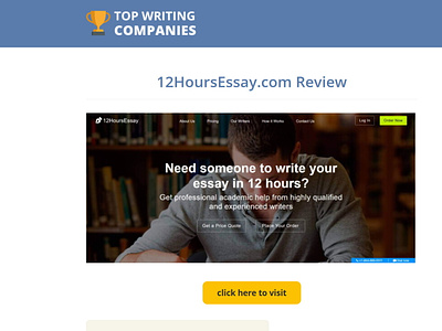 The 12-Hour Essay: Running a Successful Essay Writing Service branding