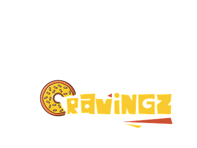 Cravingz branding design illustration logo vector