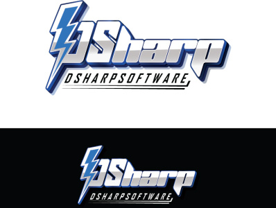 DSharp Software branding design illustration logo vector