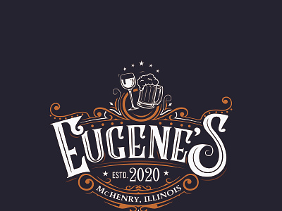 Eugene’s logo branding design illustration logo vector