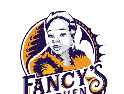 FANCY'S KITCHEN branding design illustration logo vector