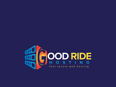 Good Ride Hosting branding design illustration logo vector