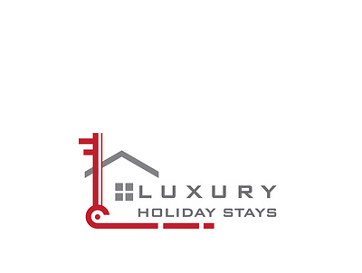 Luxury Holiday Stays branding design illustration logo vector
