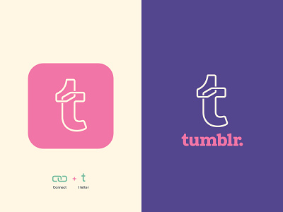 Redesign tumblr Logo design graphic design illustration logo