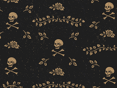 Pattern art drawing floral flower illustration pattern rose skull