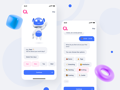 Onboarding. ChatBot.