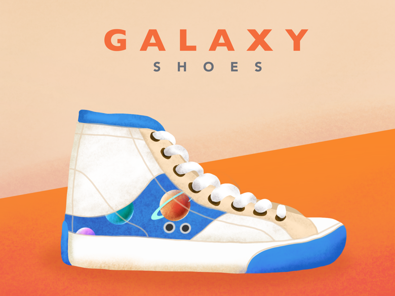 GALAXY SHOES by Dpopstudio on Dribbble