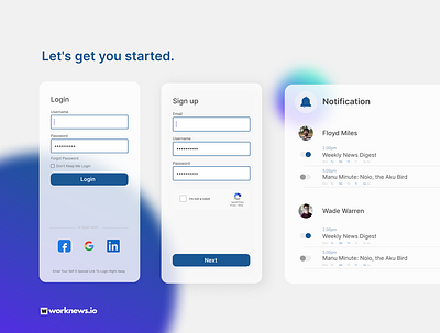 Inspiration Login by Facebook - UI Garage