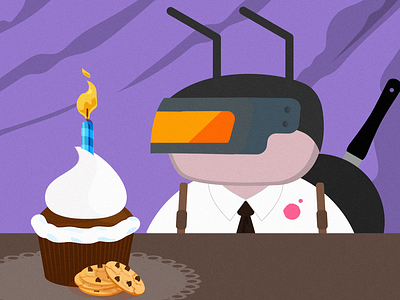 PUBG Birthday Ant ant birthday character pubg vector