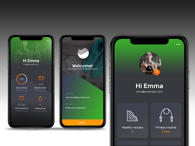 Fitness App Case Study case sutudy fitness ui ux