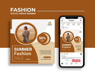 Fashion Social Media Banner Design ads animation banner branding fashion ads banner fashion design fb post graphic design instagram banner instagram post post social media banner design social media post design ui