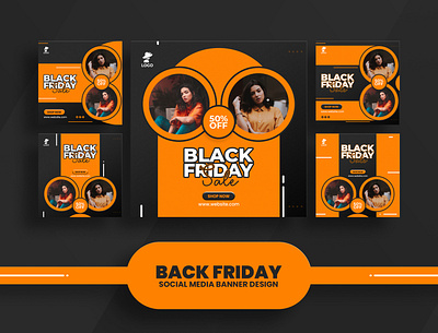 Black Friday Fashion Social Media Banner Design ads banner branding fashion ads banner fb post graphic design instagram banner post social media ads social media banner social media post banner ui