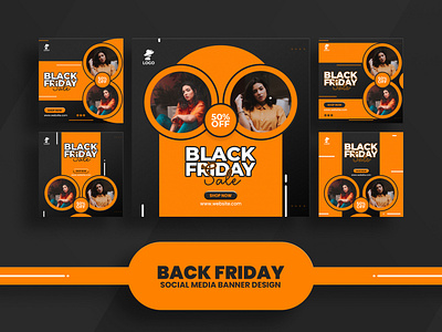 Black Friday Fashion Social Media Banner Design