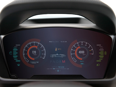 Autonomous Car Dash Display