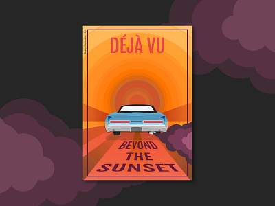 Day 10 - Design Exploration - Beyond art beyond daily dejavu design escape flat illustration interface light poster practice print subtle sunset typography vector