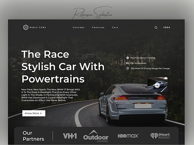 Car Website Design
