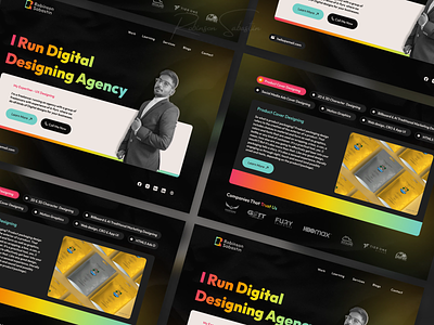 Concept Design of Design Digital Agency. graphic design ui web design
