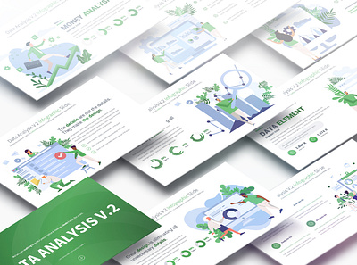 Data Analysis V.2 - PowerPoint Infographics Slides advertising analysis analyst animations business company data data analysis documentation elements finance gradient infographics investing management marketing powerpoint strategy trading