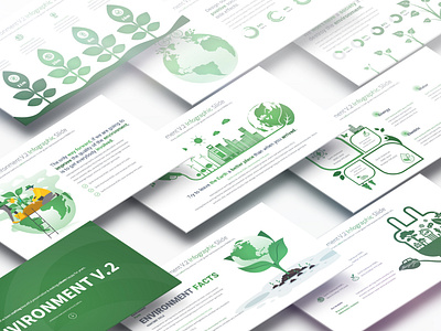 Environment V.2 - PowerPoint Infographics Slides