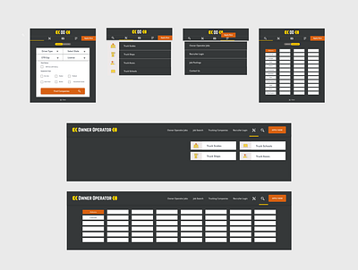 UI Elements Darkmode branding frontend development illustration ui uxui