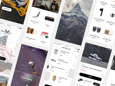 Wilhelm Freebie article discover ecommerce freebie ios menu sign ui walkthrough