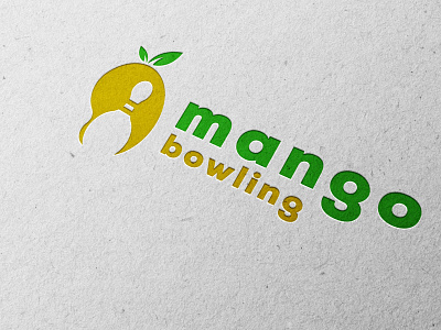 Mango Bowling Logo branding design graphic design icon logo vector